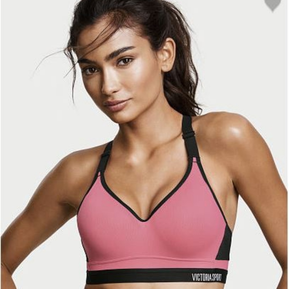 NWT VICTORIA SPORT BRA INCREDIBLE Pink/Blk